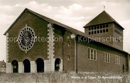 AK / Ansichtskarte Werne__Lippe_Muenster_Westfalen St Konrad Kirche 