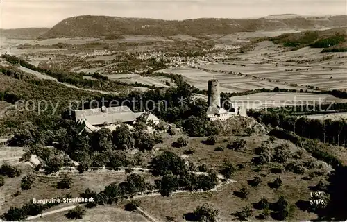 AK / Ansichtskarte Suessen_Goeppingen Burgruine Staufeneck Berggaststaette 