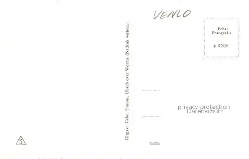 AK / Ansichtskarte Venlo_NL St. Martinus Toren 