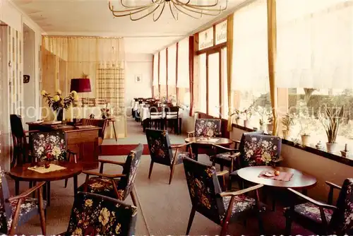 AK / Ansichtskarte Scharbeutz_Ostseebad Hotel Augustusbad Wintergarten Scharbeutz_Ostseebad