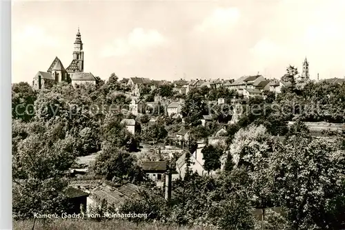 AK / Ansichtskarte Kamenz_Sachsen Stadtpanorama Blick vom Reinhardsberg Kamenz Sachsen