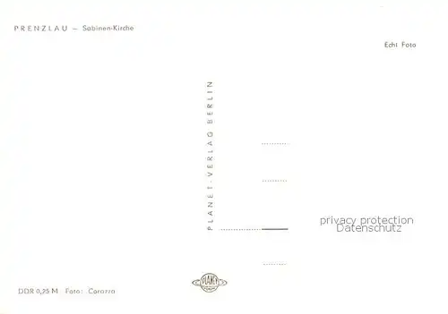 AK / Ansichtskarte Prenzlau Sabinen Kirche Prenzlau