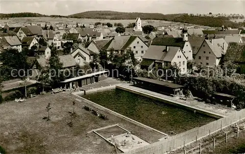 AK / Ansichtskarte  Gammertingen Im Laucherttal Staedt Freibad Gammertingen