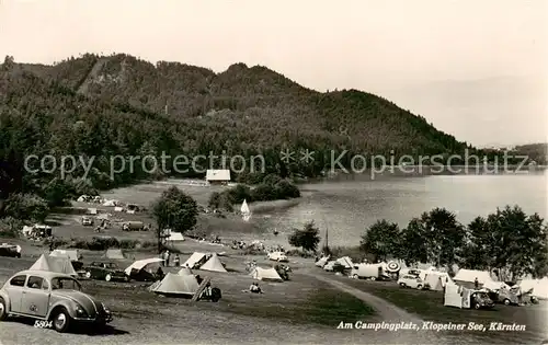 AK / Ansichtskarte  Klopeinersee_Kaernten_AT Am Campingplatz 