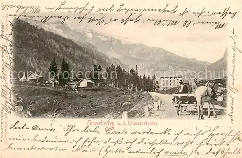 AK / Ansichtskarte  Urnerboden_Spiringen_UR an der Klausenstrasse 
