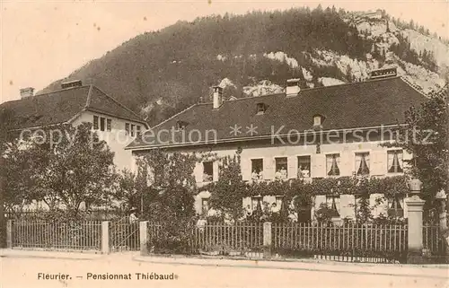 AK / Ansichtskarte  Fleurier_NE Pensionnat Thiebaud 