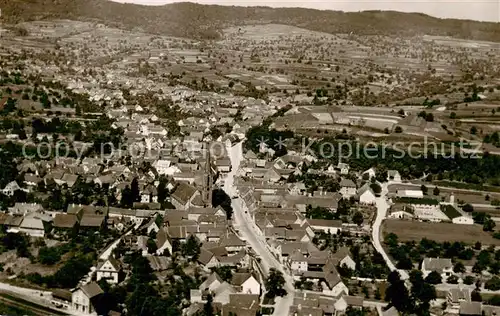 AK / Ansichtskarte  Eichstetten_Kaiserstuhl Fliegeraufnahme Eichstetten_Kaiserstuhl