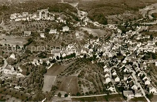 AK / Ansichtskarte  Hegau_Hilzingen Fliegeraufnahme Hegau Hilzingen