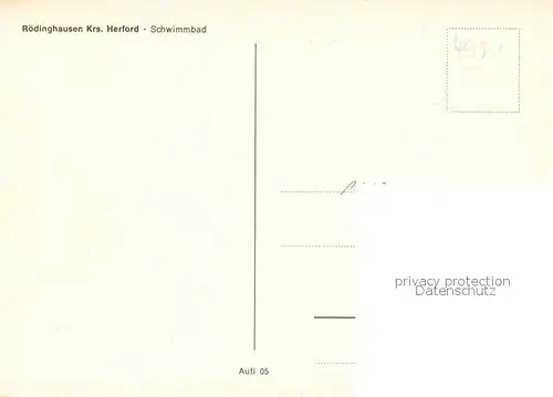 AK / Ansichtskarte  Roedinghausen Schwimmbad Roedinghausen