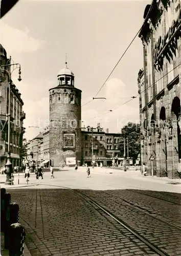 AK / Ansichtskarte  Goerlitz__Sachsen Marienplatz und Dicker Turm 