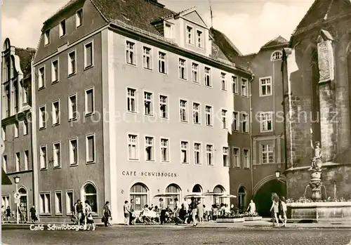 AK / Ansichtskarte  Goerlitz__Sachsen Cafe Schwibbogen Brunnen 