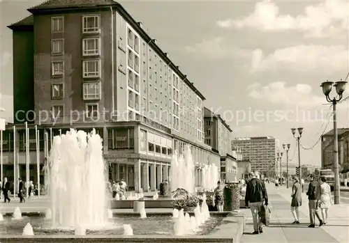 AK / Ansichtskarte  Dresden_Elbe Ernst Thaelmann Strasse Wasserspiele 