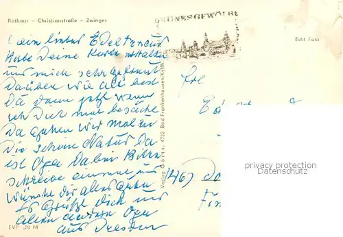 AK / Ansichtskarte  Dresden_Elbe Rathaus Christianstrasse Zwinger 