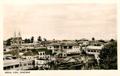 AK / Ansichtskarte Zanzibar_Tansania Fliegeraufnahme 