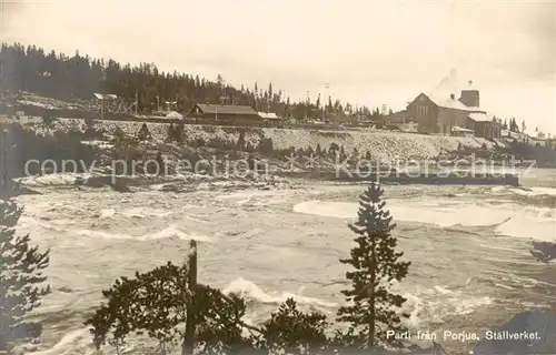 AK / Ansichtskarte Porjus_Sweden Stallverket 