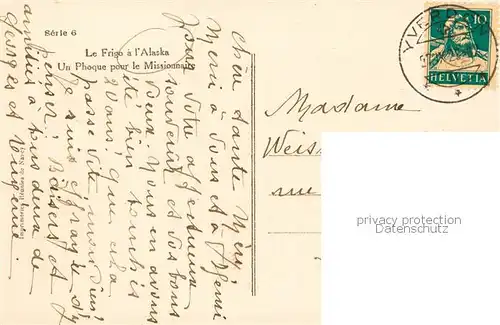 AK / Ansichtskarte Alaska_US State Un Phoque pour le Missionaire 