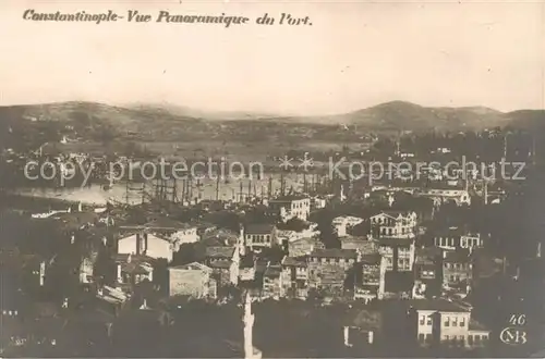 AK / Ansichtskarte Constantinople Vue Panoramique du l art Constantinople