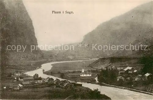 AK / Ansichtskarte Flaam_Norge i Sogn 