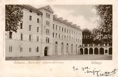 AK / Ansichtskarte Schwyz_SZ Collegium Maria Hilf  