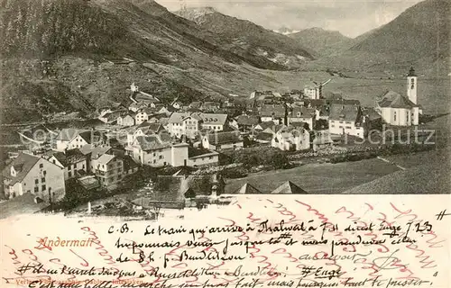 AK / Ansichtskarte Andermatt_UR Panorama 