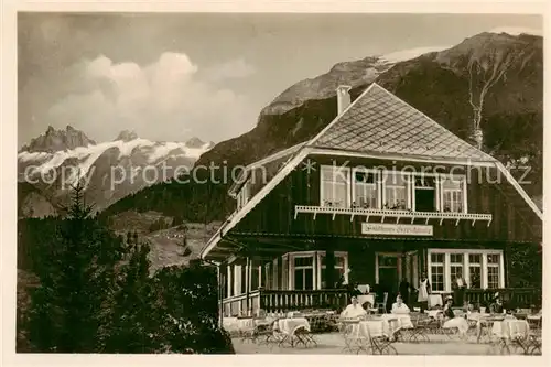 AK / Ansichtskarte Engelberg__OW Waldhaus Gerschneralp mit Spannoerter 