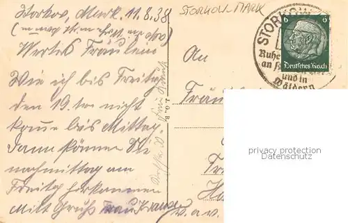 AK / Ansichtskarte Storkow_Mark Stadtbad im Grossen Storkower See Storkow Mark