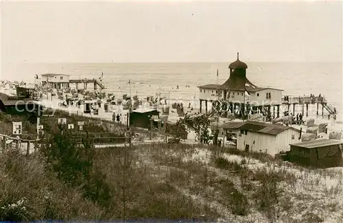 AK / Ansichtskarte Ueckeritz_ueckeritz_Usedom Strand Promenade 