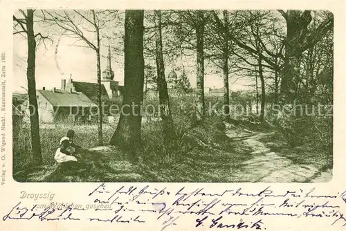 AK / Ansichtskarte Droyssig Blick vom Waeldchen Droyssig