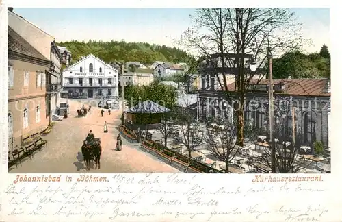 AK / Ansichtskarte Johannisbad_Janske_Lazne_Boehmen_CZ Kurhausrestaurant 
