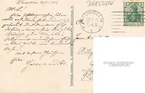 AK / Ansichtskarte Dresden_Elbe Landschaftsgaertnerei Goldschmid 