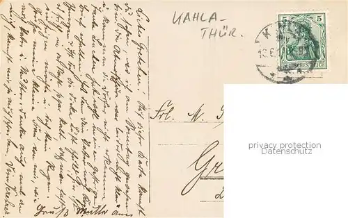 AK / Ansichtskarte Kahla__Thueringen Blick ins Saalethal vom Waltersberg 