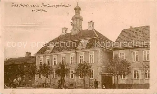 AK / Ansichtskarte Mitau_Jelgava_Latvia Historisches Rathausgebaeude Feldpost 