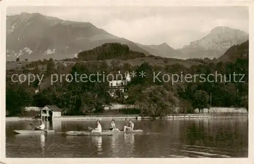 AK / Ansichtskarte Sachseln_OW Pension Seehof am Sarnersee Sachseln OW