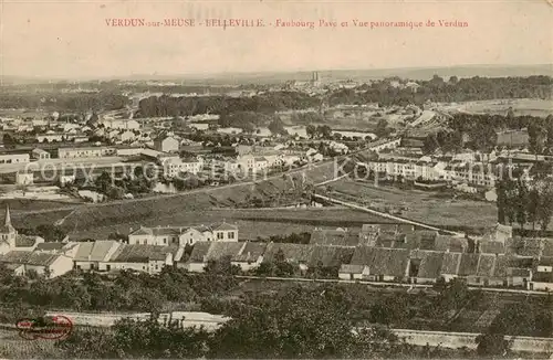 AK / Ansichtskarte Verdun__55_Meuse Belleville Faubourg Parc et Vue panoramique de Verdun 