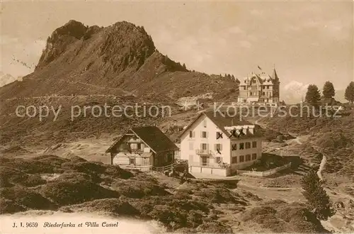 AK / Ansichtskarte Riederfurka_Hohfluh_VS et Villa Cassel 