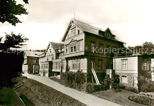 AK / Ansichtskarte Stiege Fachkrankenhaus Albrechtshaus Hauptgebaeude Stiege