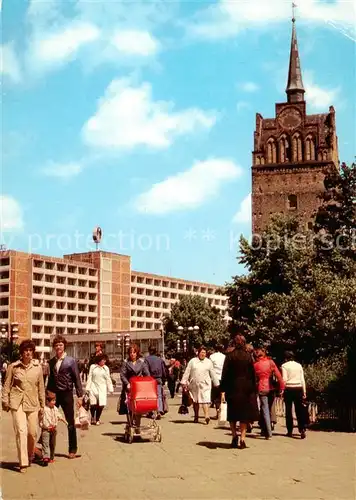 AK / Ansichtskarte Rostock Fussgaengerzone 