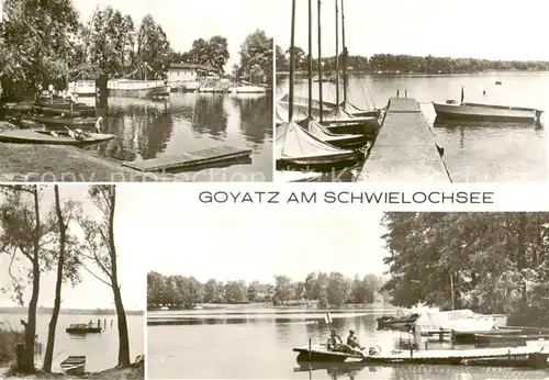 AK / Ansichtskarte Goyatz Partien am Schwielochsee Goyatz