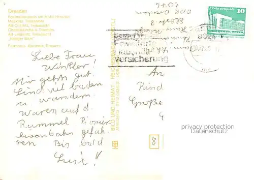 AK / Ansichtskarte Dresden_Elbe Postmeilensaeule Mockritz Alt Gostritz Christuskirche Strehlen Alt Leubnitz Teilansicht Heiliger Born 