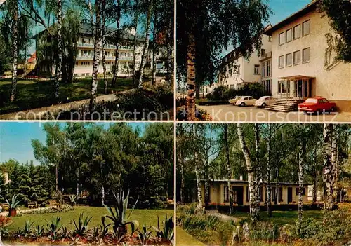AK / Ansichtskarte Bad_Schoenborn Schwefeldbad Mingolsheim Sanatorium Gantner Park Bad_Schoenborn
