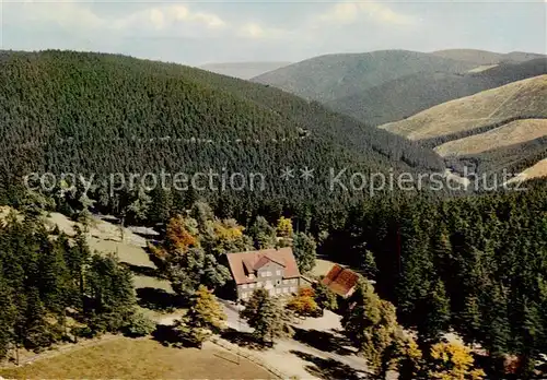 AK / Ansichtskarte Auerhahn_Goslar Gasthaus zum Auerhahn Fliegeraufnahme Auerhahn_Goslar