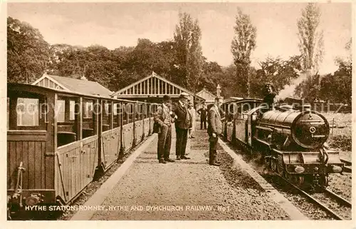 AK / Ansichtskarte 73833026 Romney_Marsh_UK Hythe Station Hythe and Dymchurch Railway 