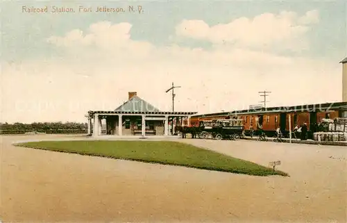 AK / Ansichtskarte 73833032 Port_Jefferson_New_York_USA Railroad Station 
