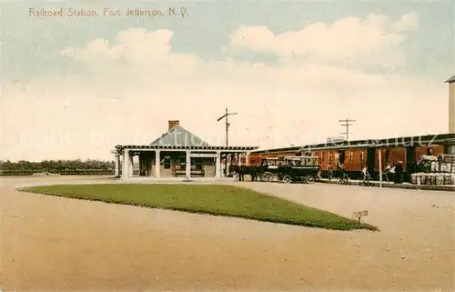 AK / Ansichtskarte  Port_Jefferson_New_York_USA Railroad Station 