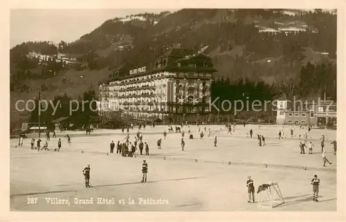AK / Ansichtskarte  Villars__Chesieres_VD Grand Hotel et la Patinaire 