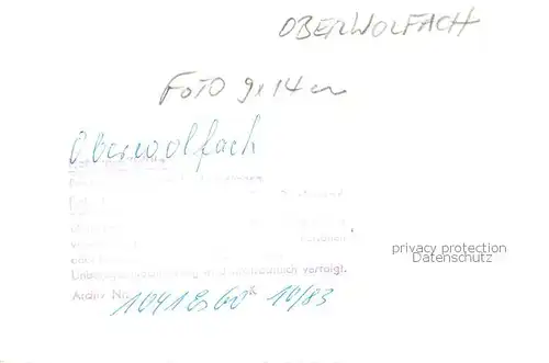 AK / Ansichtskarte  Oberwolfach Fahrzeugkontrolle Oberwolfach