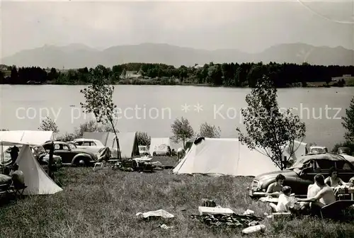 AK / Ansichtskarte  Riegsee Campingplatz Riegsee