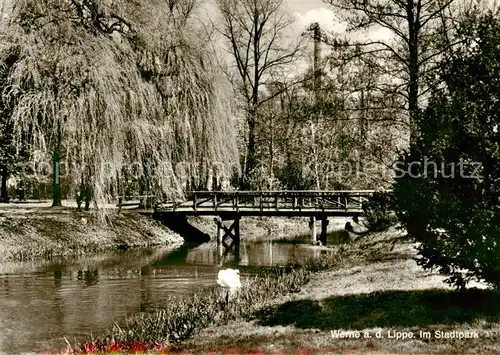 AK / Ansichtskarte  Werne__Lippe_Muenster_Westfalen Im Stadtpark 