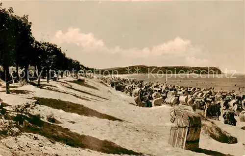 AK / Ansichtskarte  Goehren__Ostseebad_Ruegen Strand 