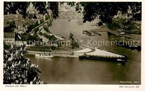 AK / Ansichtskarte  Koblenz__Rhein Das Deutsche Eck 